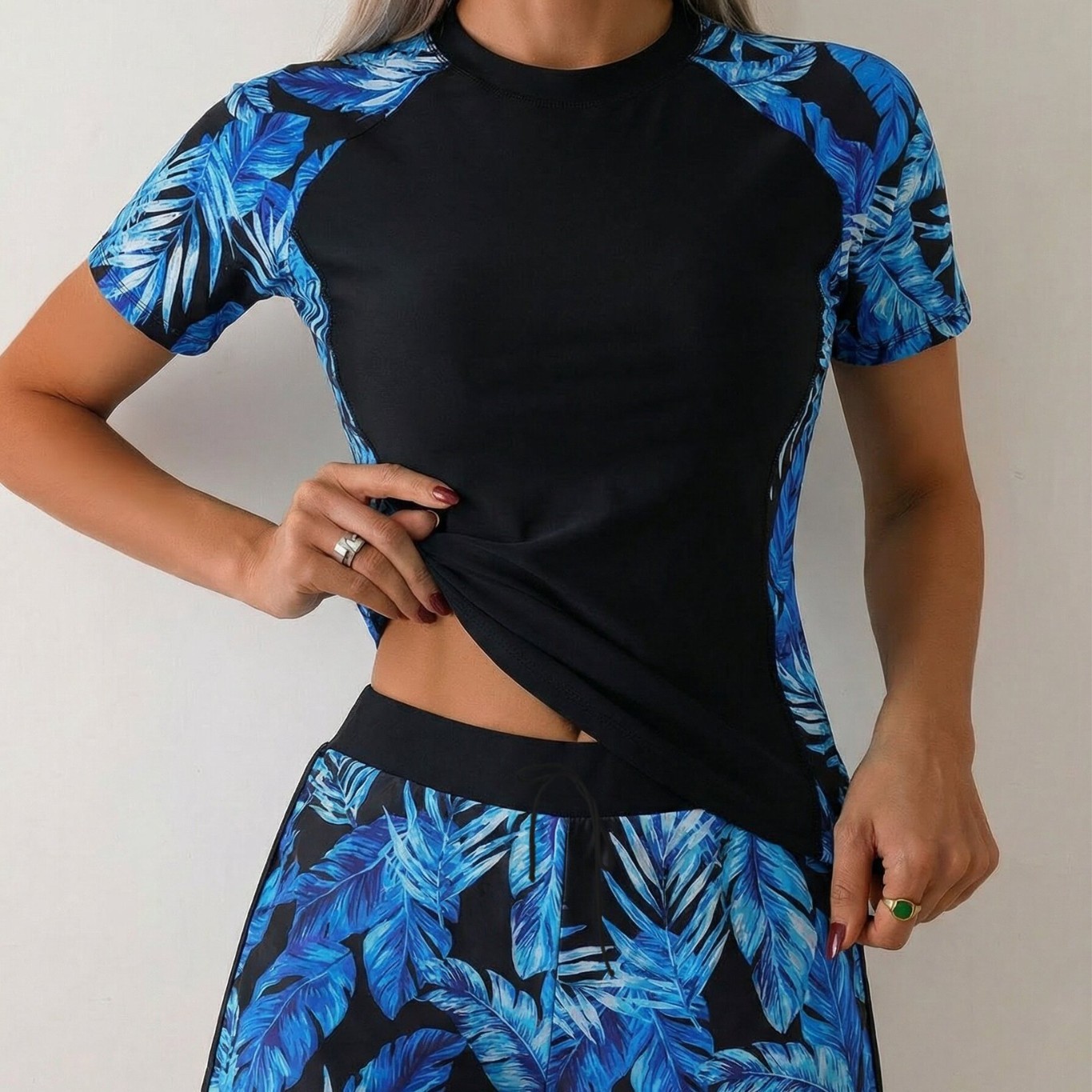 Woman Tankini With Shorts Crop - Crop Top Women 评论和价格