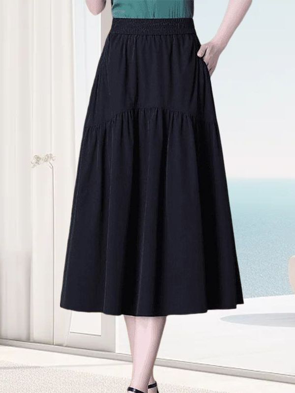 Comfortable A-Line Midi Skirt  - A-Line Skirt Midi 评论和价格