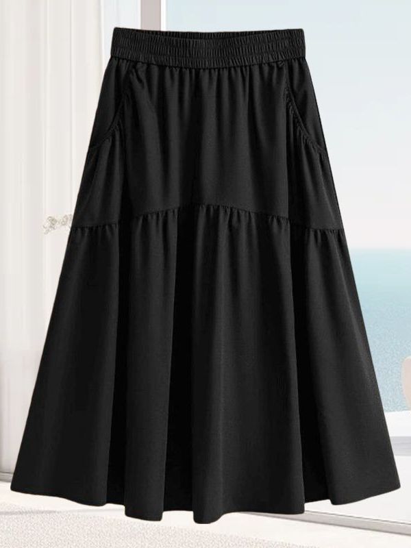 Comfortable A-Line Midi Skirt  - A-Line Skirt Midi 评论和价格